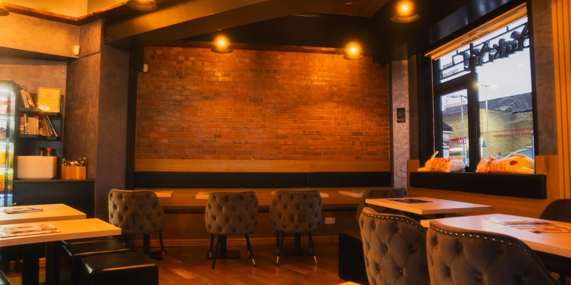 Warm and welcoming interior of Yaki Ya!