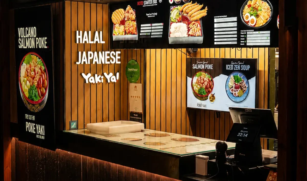 Yaki Ya! at Bang Bang Oriental Food Hall, serving halal Japanese ramen, katsu curry, yakisoba and poke bowls in London